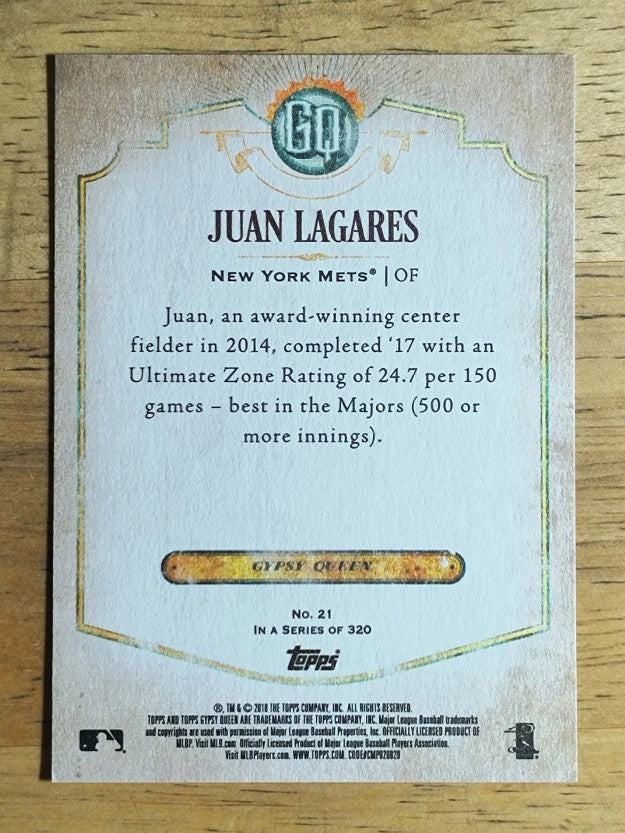 2018 Topps Gypsy Queen #21 Juan Lagares