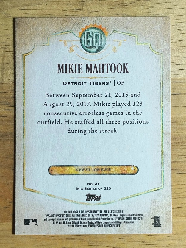 2018 Topps Gypsy Queen #41 Mikie Mahtook