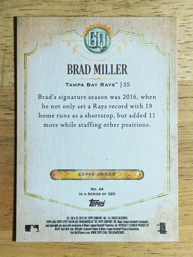 2018 Topps Gypsy Queen #44 Brad Miller