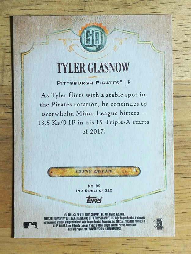 2018 Topps Gypsy Queen #99 Tyler Glasnow