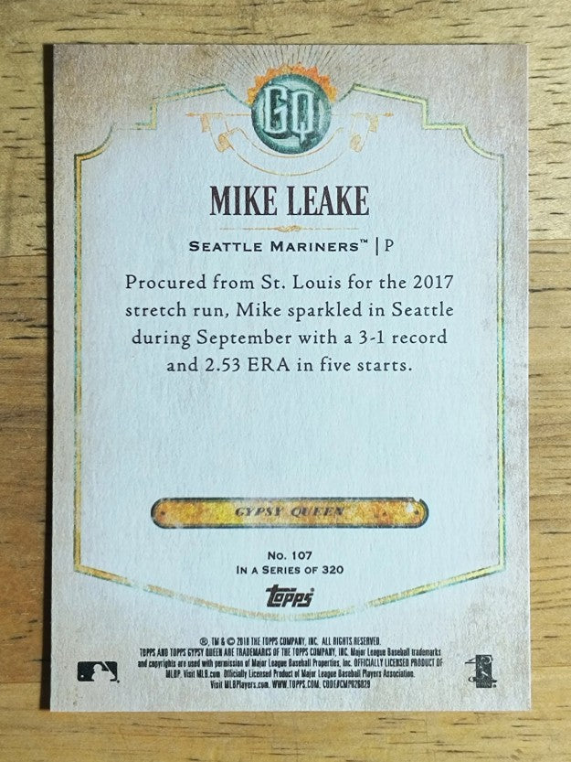 2018 Topps Gypsy Queen #107 Mike Leake