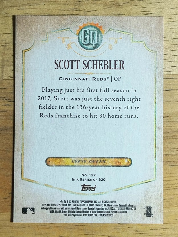 2018 Topps Gypsy Queen #127 Scott Schebler