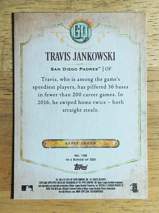 2018 Topps Gypsy Queen #159 Travis Jankowski