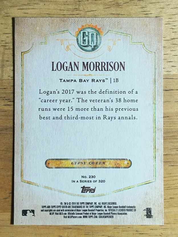 2018 Topps Gypsy Queen #230 Logan Morrison