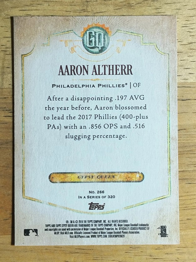 2018 Topps Gypsy Queen #266 Aaron Altherr