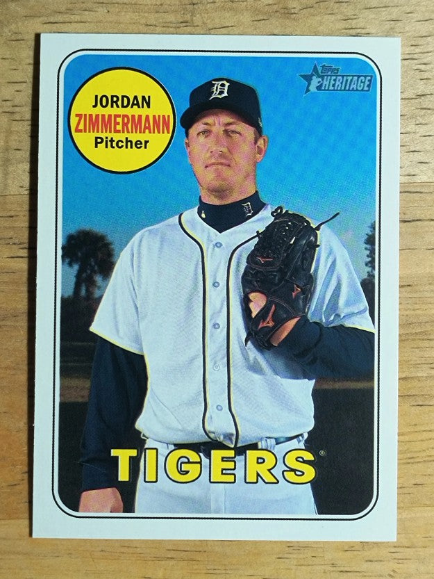 2018 Topps Heritage #501 Jordan Zimmermann