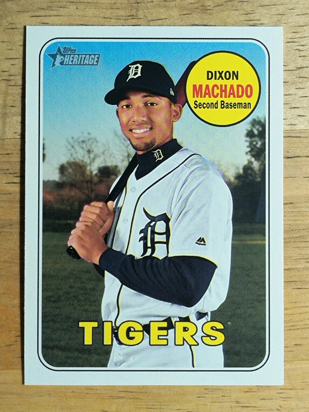 2018 Topps Heritage #548 Dixon Machado