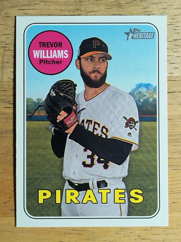 2018 Topps Heritage #557 Trevor Williams
