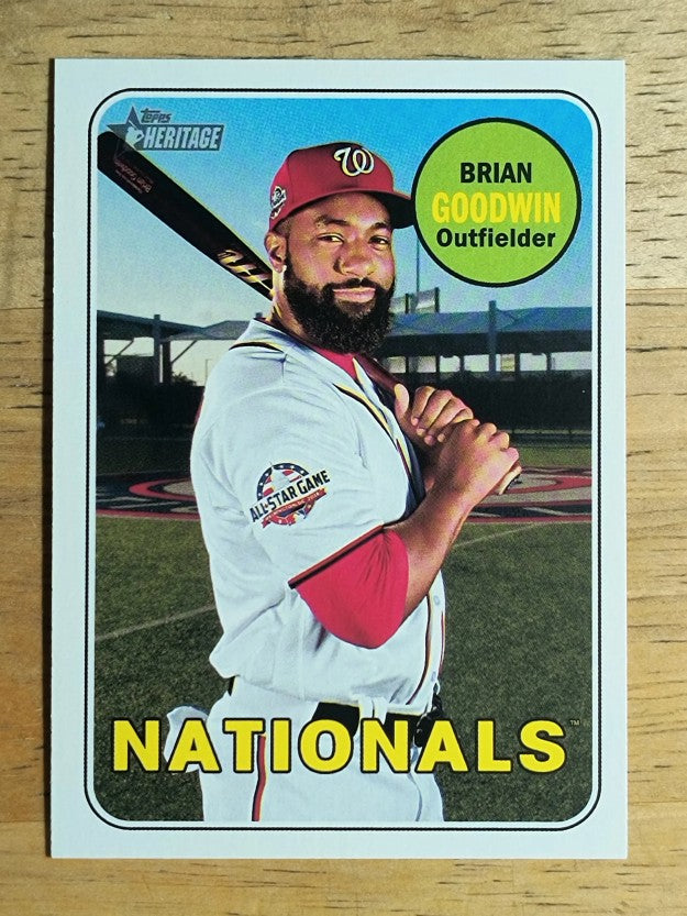 2018 Topps Heritage #585 Brian Goodwin