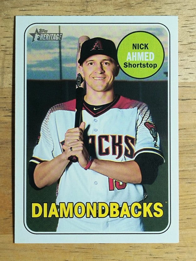 2018 Topps Heritage #624 Nick Ahmed