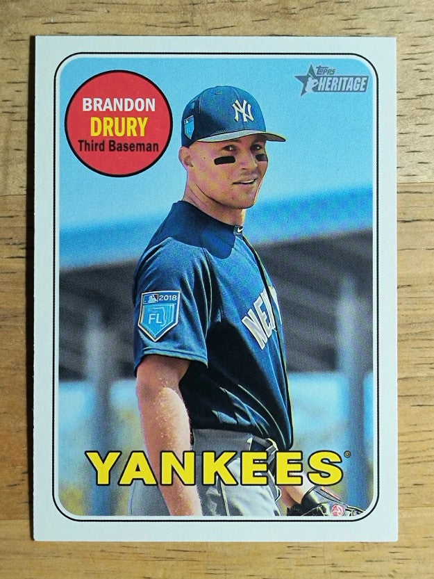 2018 Topps Heritage #654 Brandon Drury