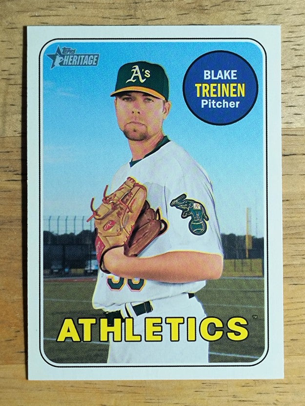 2018 Topps Heritage #673 Blake Treinen