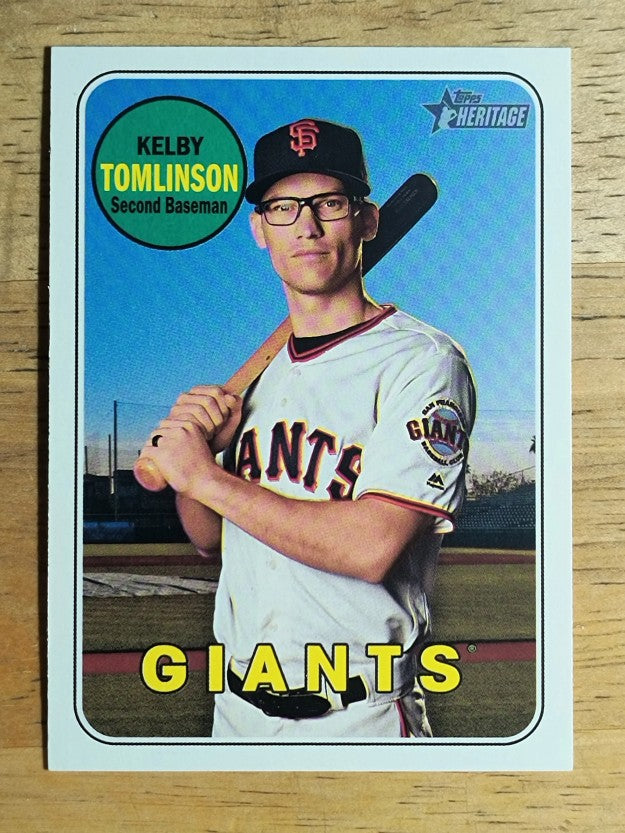 2018 Topps Heritage #681 Kelby Tomlinson