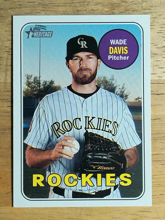 2018 Topps Heritage #689 Wade Davis