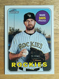 2018 Topps Heritage #689 Wade Davis