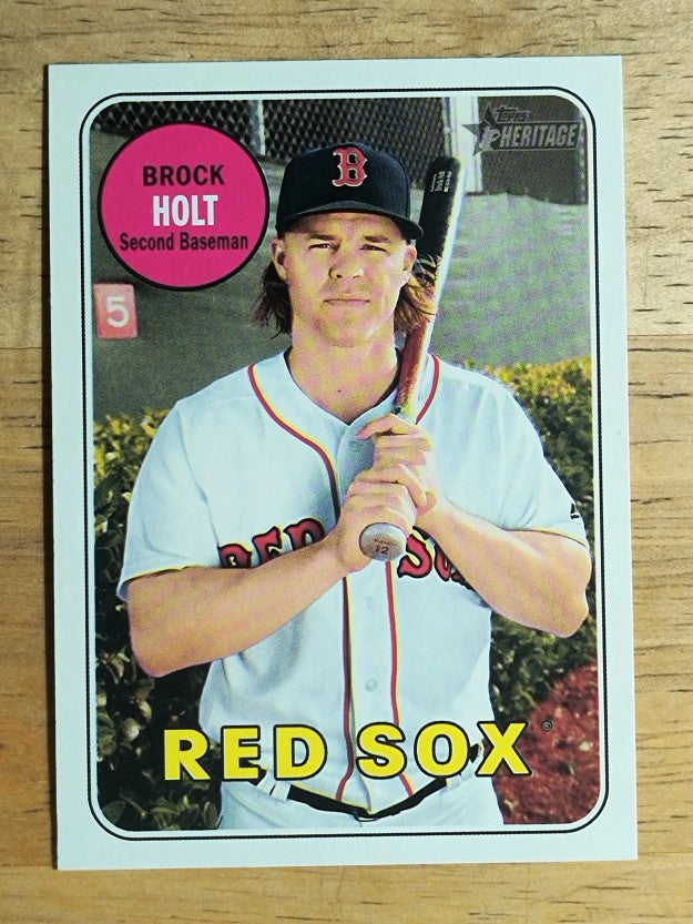 2018 Topps Heritage #691 Brock Holt