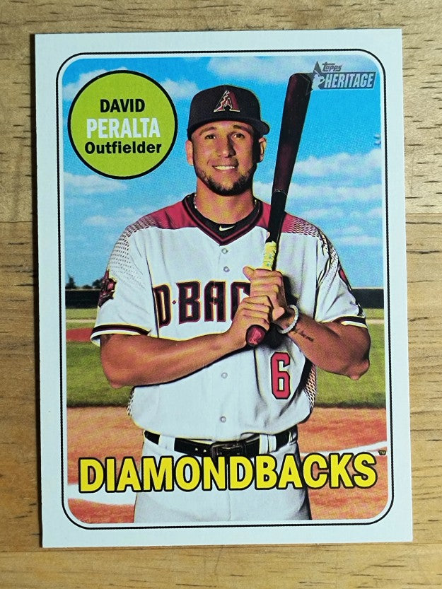2018 Topps Heritage #695 David Peralta