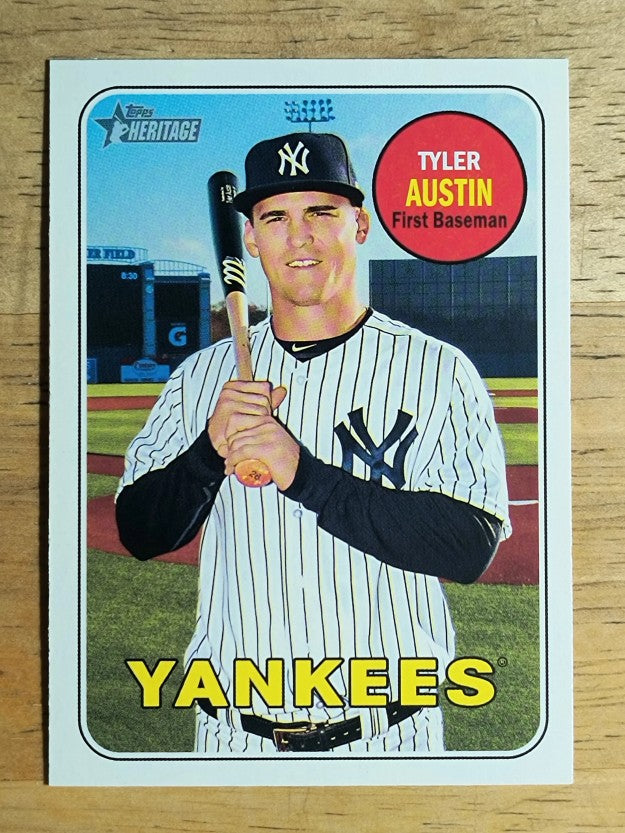 2018 Topps Heritage #696 Tyler Austin