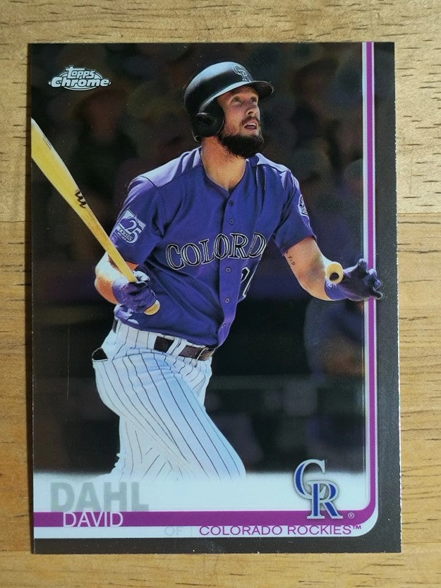 2019 Topps Chrome #91 David Dahl