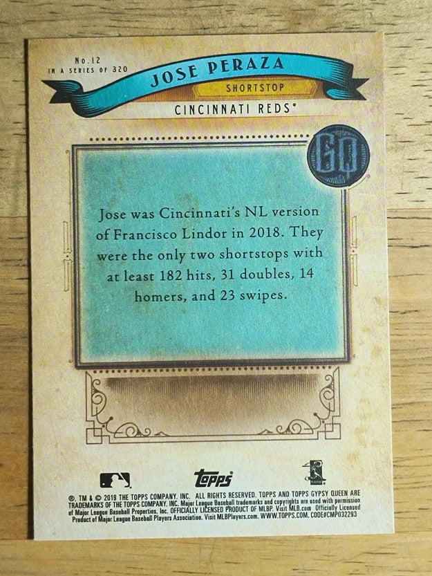 2019 Topps Gypsy Queen #12 Jose Peraza