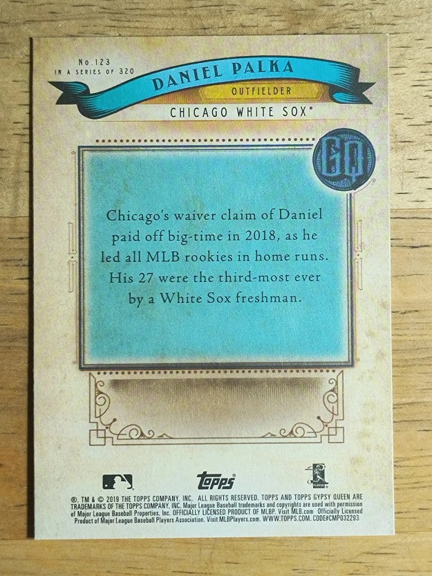 2019 Topps Gypsy Queen #123 Daniel Palka