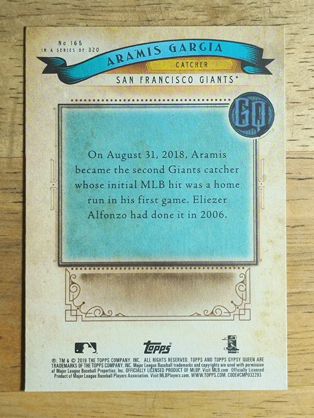 2019 Topps Gypsy Queen #165 Aramis Garcia RC
