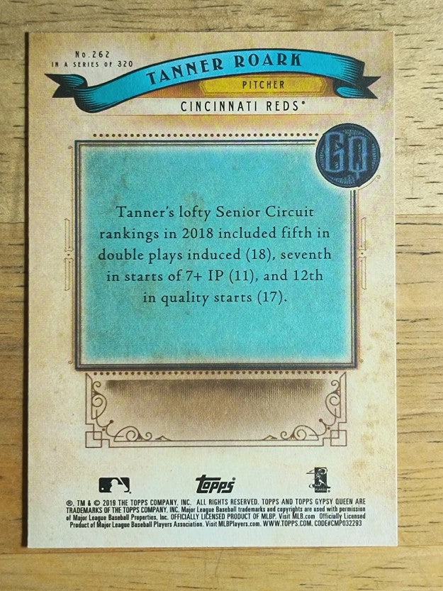 2019 Topps Gypsy Queen #262 Tanner Roark