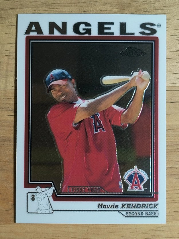 2004 Topps Chrome Traded #T154 Howie Kendrick FY RC (EX)
