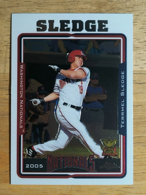 2005 Topps Chrome #292 Terrmel Sledge