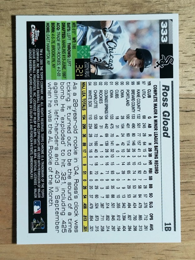 2005 Topps Chrome #333 Ross Gload