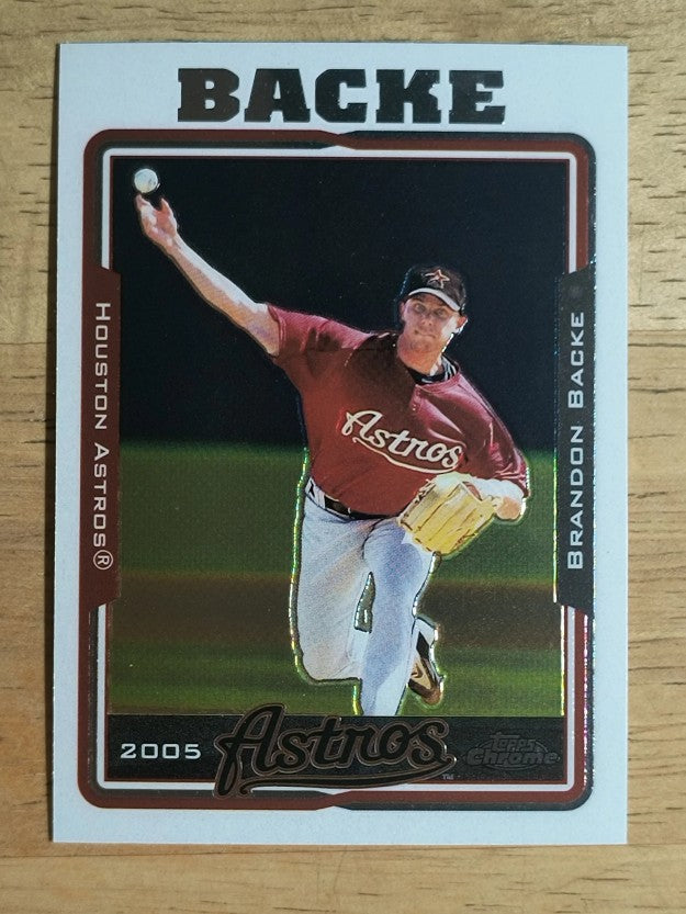 2005 Topps Chrome #365 Brandon Backe