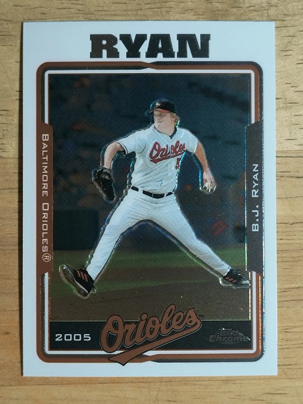 2005 Topps Chrome #459 B.J. Ryan