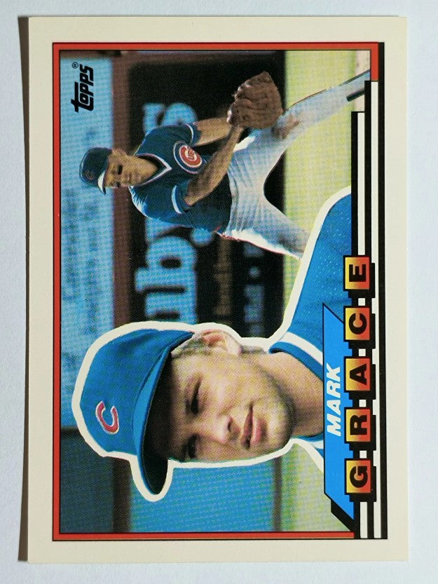 1989 Topps Big #189 Mark Grace