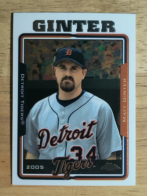 2005 Topps Chrome Update #18 Matt Ginter
