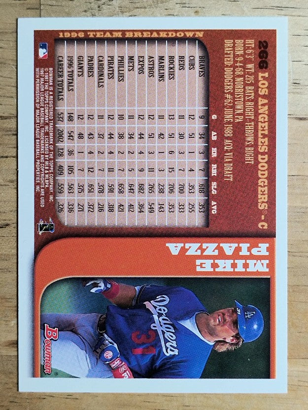 1997 Bowman #266 Mike Piazza
