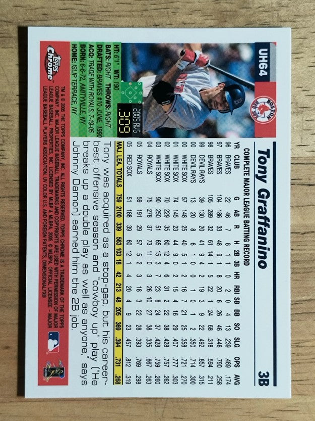 2005 Topps Chrome Update #64 Tony Graffanino