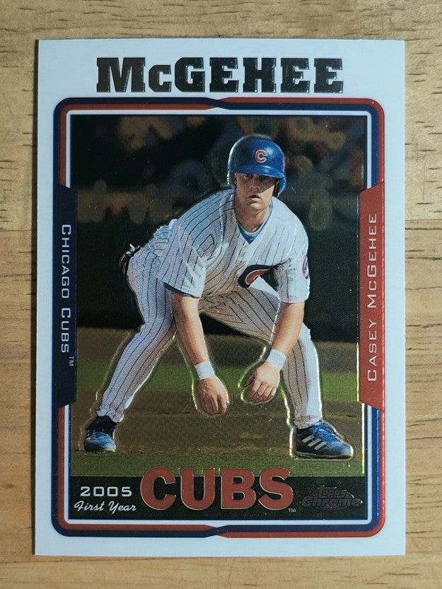 2005 Topps Chrome Update #112 Casey McGehee FY RC