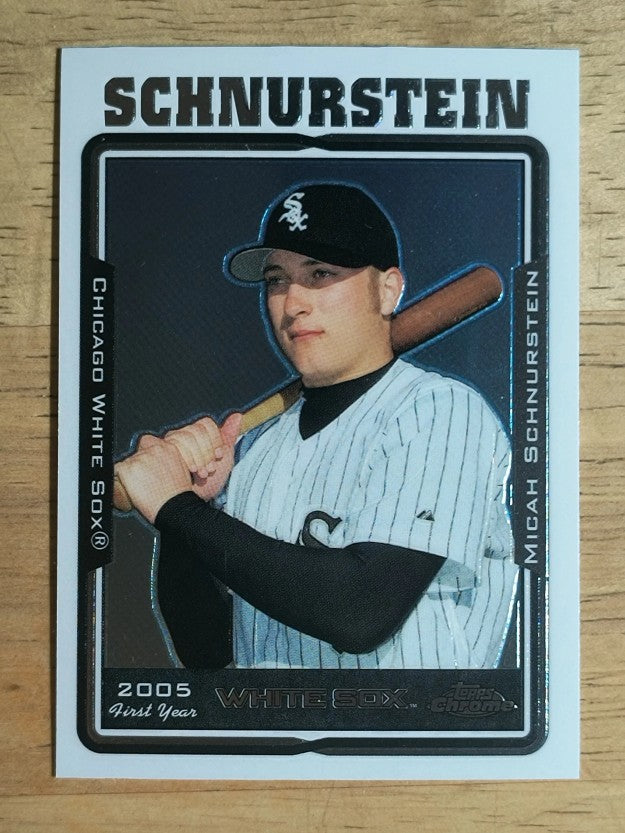2005 Topps Chrome Update #161 Micah Schnurstein FY RC
