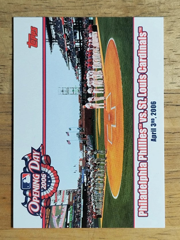 2006 Topps Opening Day Team vs. Team #PC Philadelphia Phillies vs. Cardinals