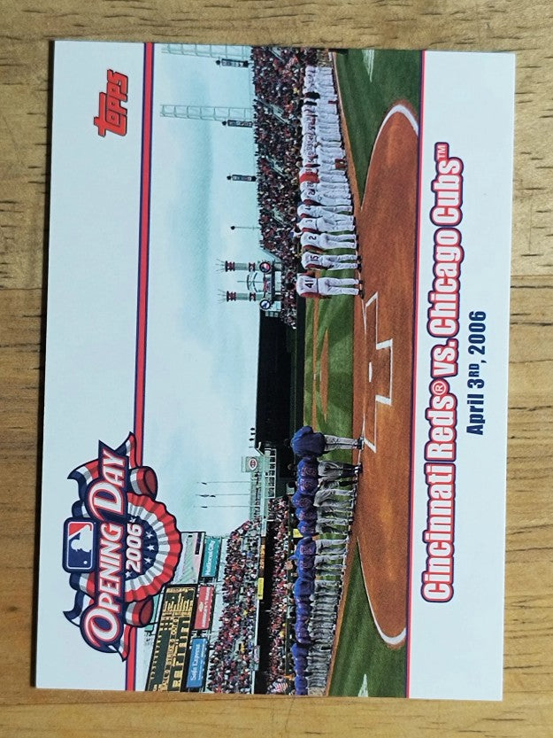 2006 Topps Opening Day Team vs. Team #RC Cincinnati Reds vs. Cubs