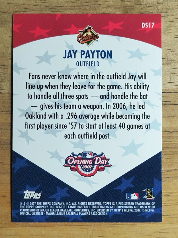 2007 Topps Opening Day Diamond Stars #DS17 Jay Payton