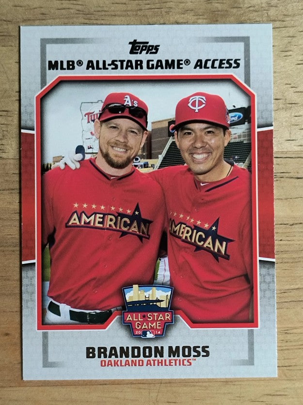2014 Topps Update All Star Access #ASABM Brandon Moss
