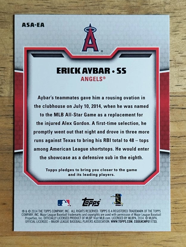 2014 Topps Update All Star Access #ASAEA Erick Aybar