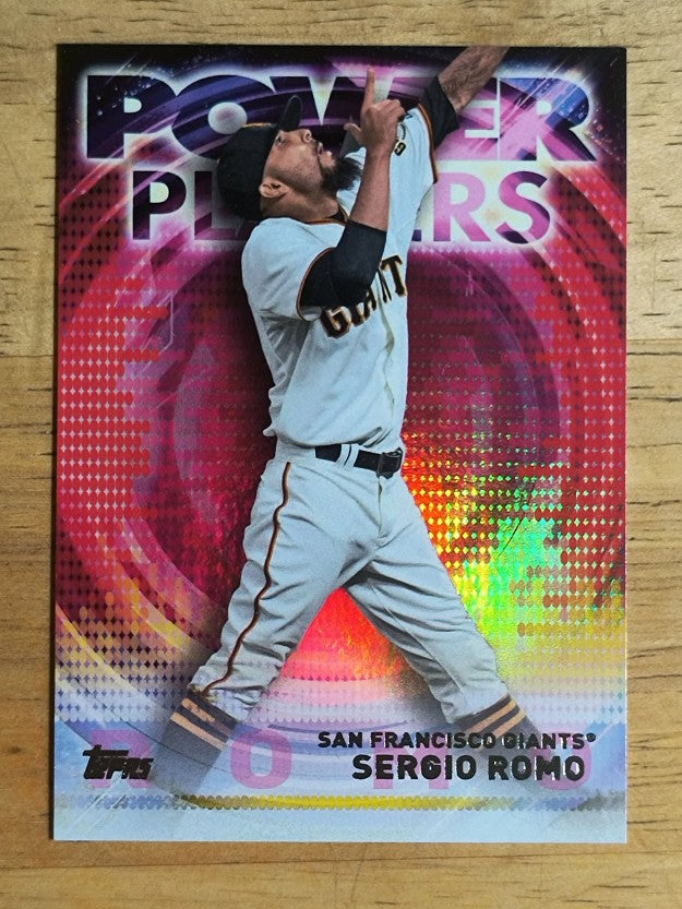 2014 Topps Update Power Players #PPASR Sergio Romo