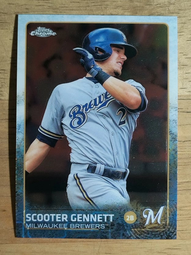 2015 Topps Chrome #3 Scooter Gennett