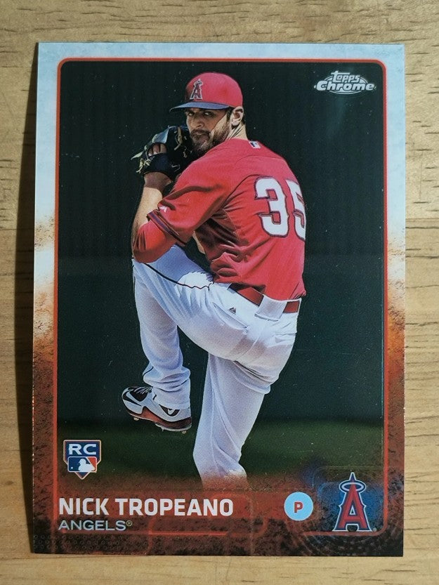 2015 Topps Chrome #22 Nick Tropeano RC