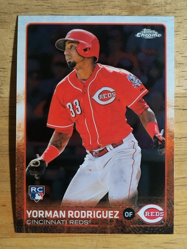 2015 Topps Chrome #29 Yorman Rodriguez RC