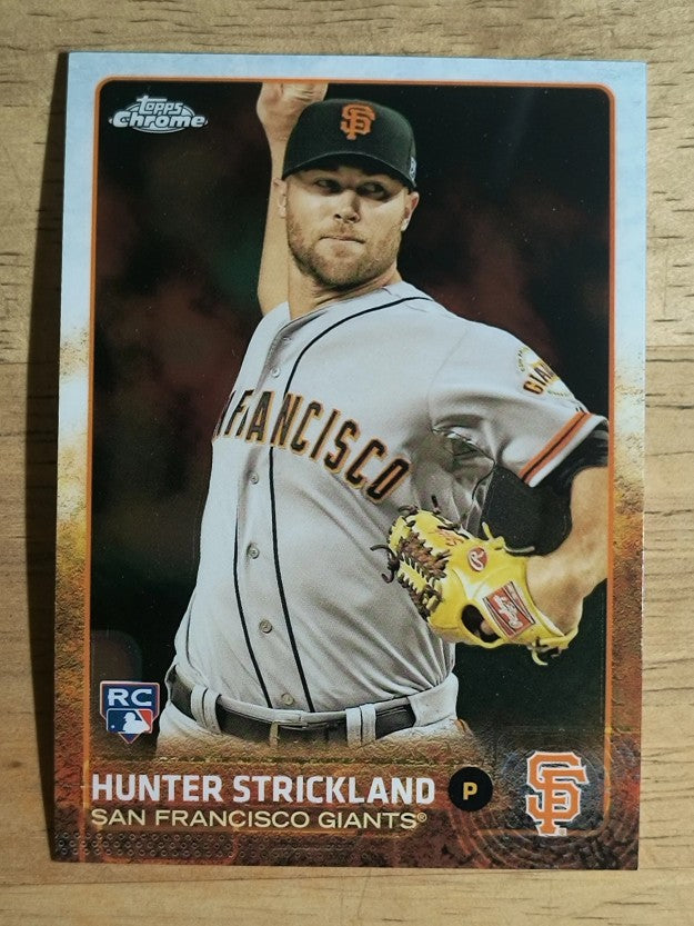 2015 Topps Chrome #39 Hunter Strickland RC