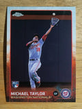 2015 Topps Chrome #43 Michael Taylor RC