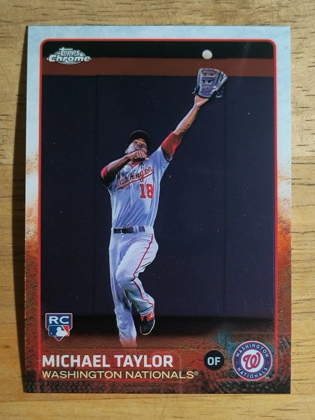 2015 Topps Chrome #43 Michael Taylor RC